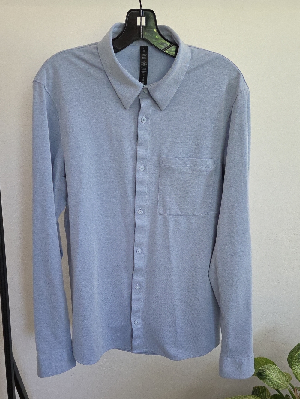 lululemon athletica | Light Blue Men's Long-Sleeve Button-Down Shirt